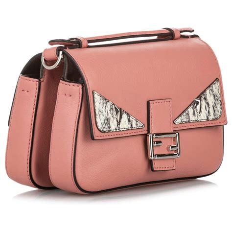 fendi pink monster bag|fendi monster crossbody bag.